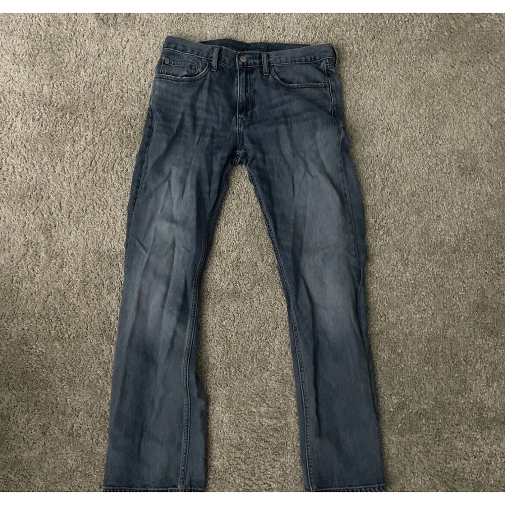 Banana Republic Factory Athletic Jeans Mens 31X32 Blue Medium Wash Stretch